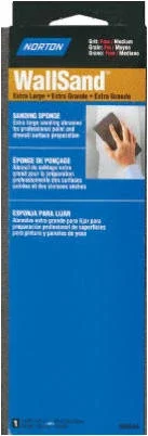 Paint & Drywall Sanding Sponge, Fine/Medium, Extra Large 3-5/16 x 9 x 1-In.
