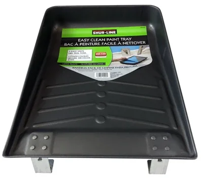 Paint Tray, Metal, Easy Clean, 9-in.