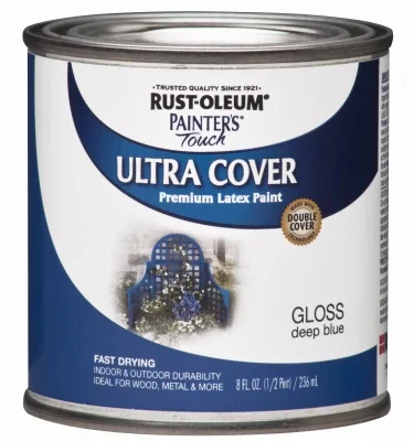 Painter’s Touch Ultra Cover Paint, Deep Blue, 1/2-pt.