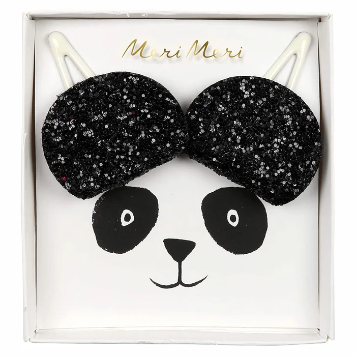 Panda Ear Hair Clips