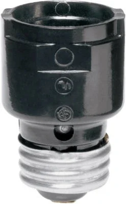 Pass & Seymour 15a Black Socket Extension