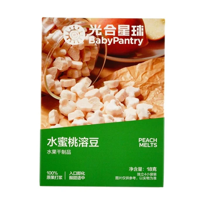 Peach Fruit Melt For Kids Baby Food Infant Toddler 0.63 oz