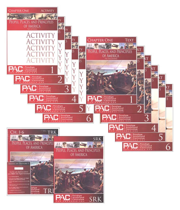 People, Places, and Principles of America Full Course Kit (Chapters 1-6)