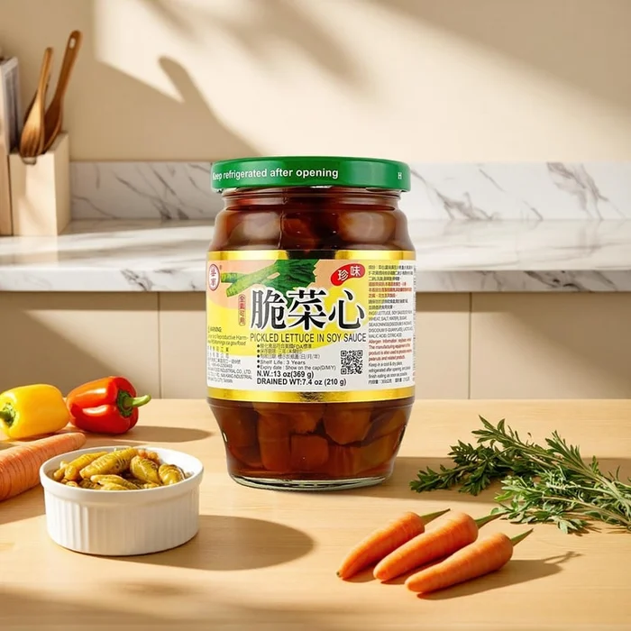 Pickled Lettuce In Soy Sauce , 13 oz