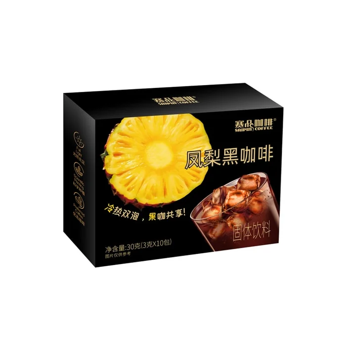 Pineapple Black Coffee 3g*10 packs [Low calories prolong the feeling of fullness]