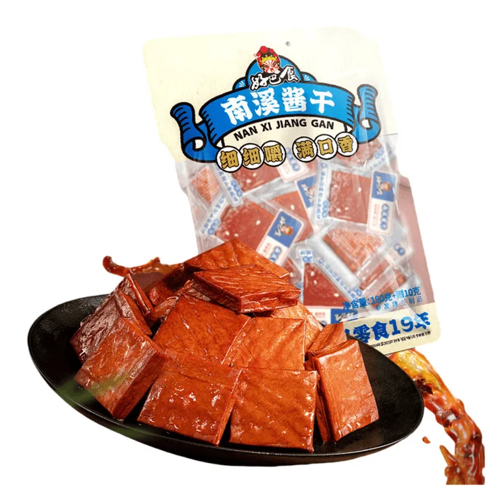 Pingjiang-Style Nanxi Braised Soy Sheets – Savory Marinated Dried Tofu 190g