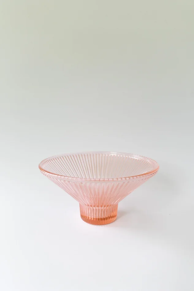 Pink Glass Bowl