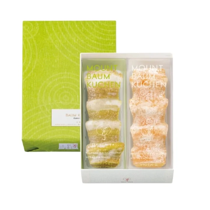 Pistachio & Original Flavor Baumkuchen Set – 2 Pieces