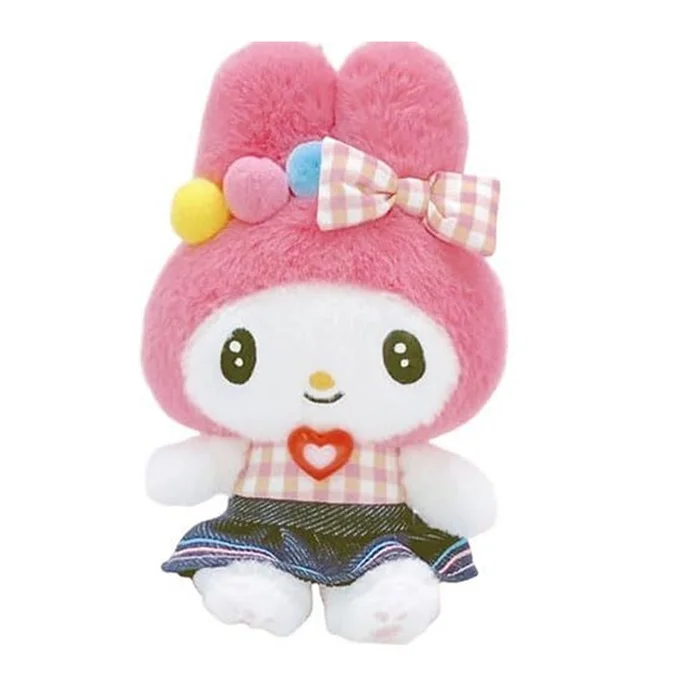 Plaid Denim Series Plush Pendant 【My Melody】