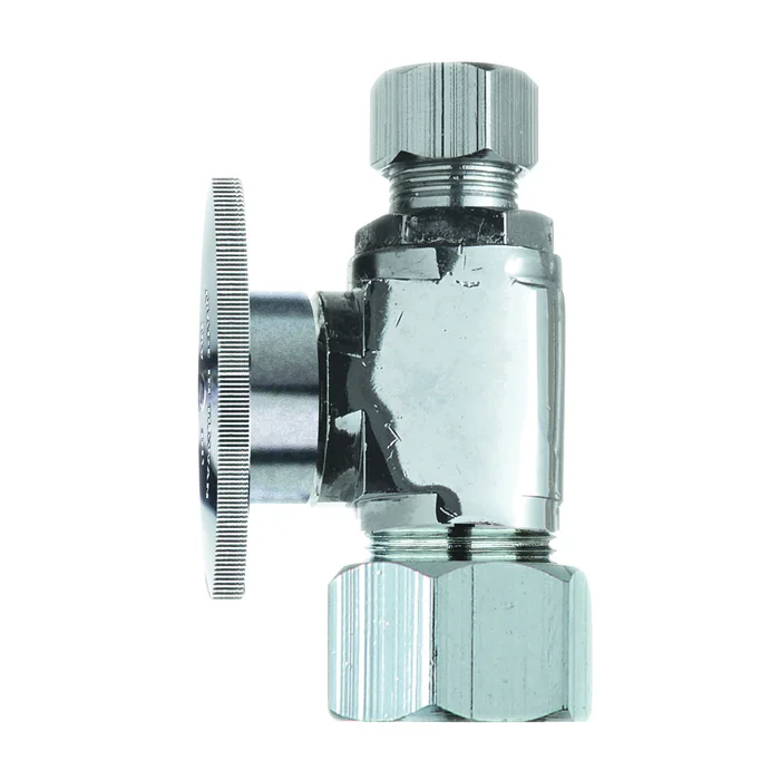 Plumb Pak PP20063LF Shut-Off Valve, 5/8 x 3/8 in Connection, Compression, Brass Body