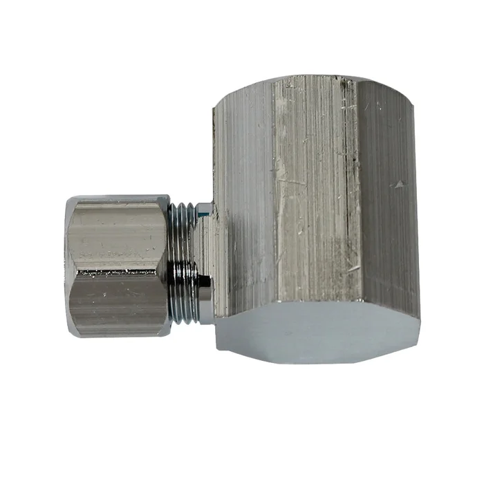 Plumb Pak PP76PCLF Adapter, 1/2 x 3/8 in, FIP x Compression, Chrome