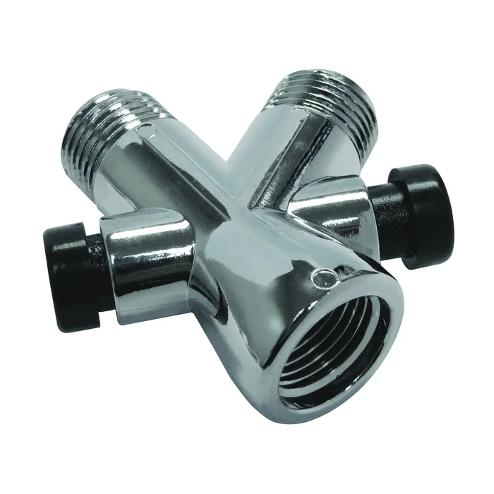 Plumb Pak PP825-7 Shower Arm Diverter, Plastic, Chrome