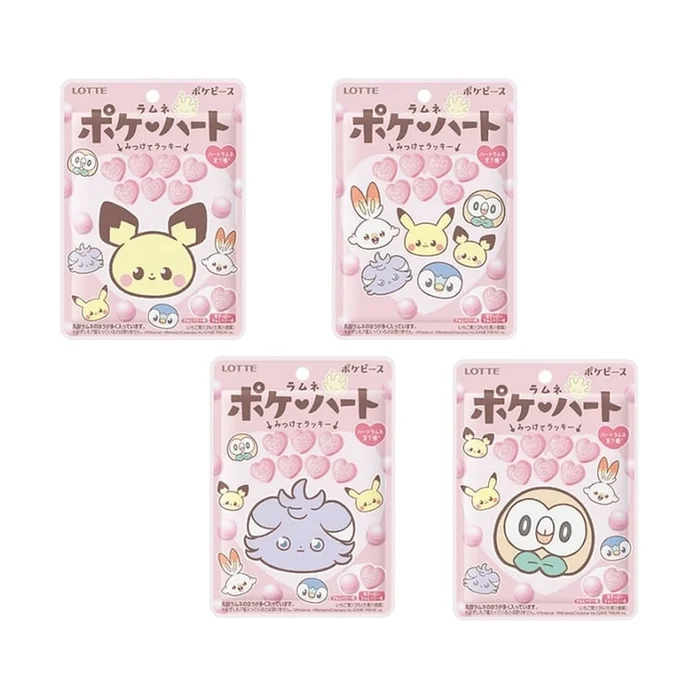 Poke Heart Ramune 40g (Pokemon) Packing Random