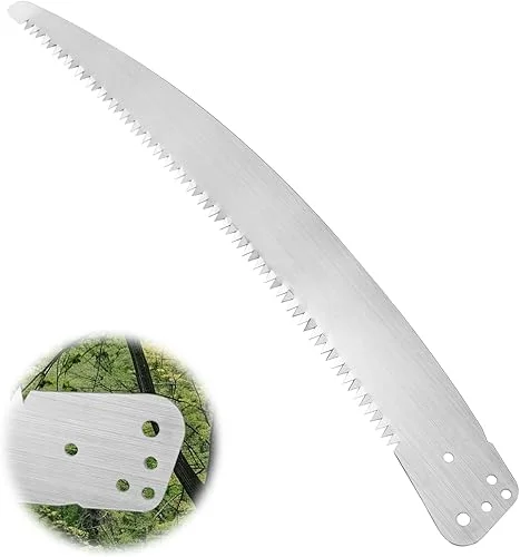 Pole Saw Blade Replacement for Fiskars Pruning Saws & Tree Pruners, 15 Inch High-Speed Steel Tree Trimmer Saw Blade for Extendable Tree Pruner Garden Branch Cutting Tool Parts