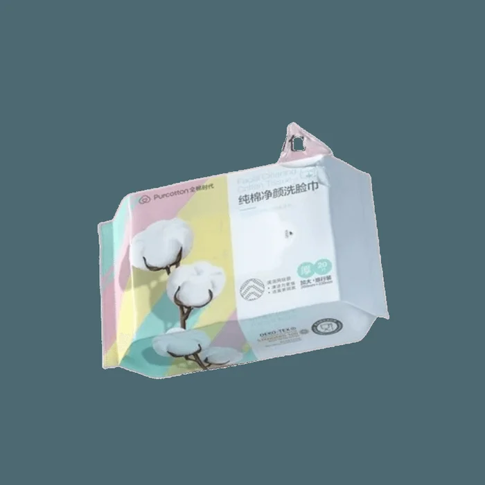 Portable cleansing pure cotton soft towel face towel with thickened mesh pattern 20 pieces per pack 4 packs