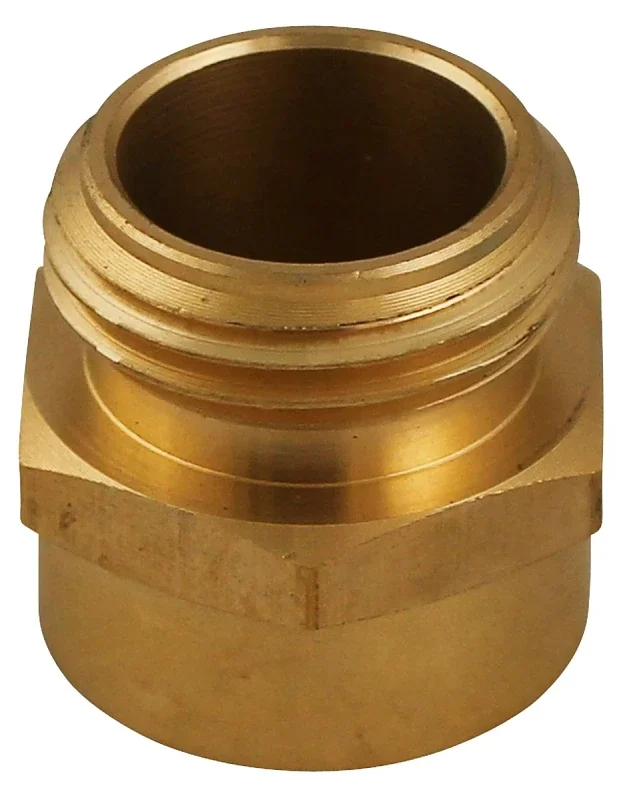 Pp850-52 Hose Adapter, 3/4 X 3/4 In, Mht X Fip, Brass, For: Garden Hose