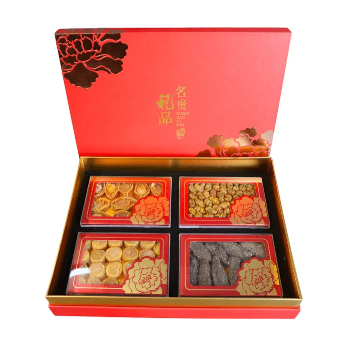Premium Dried Seafood& Dried Dendrobium Holiday Gift Box 1 box