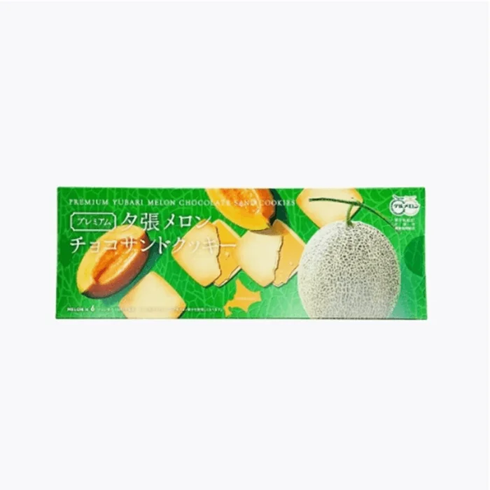 Premium Yubari Melon Chocolate Sandwich Cookies 6pcs