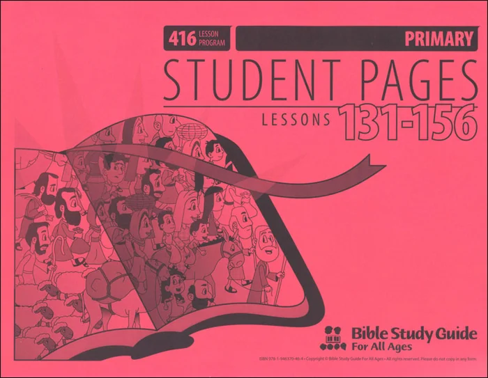 Primary Student Pages for Lessons 131-156