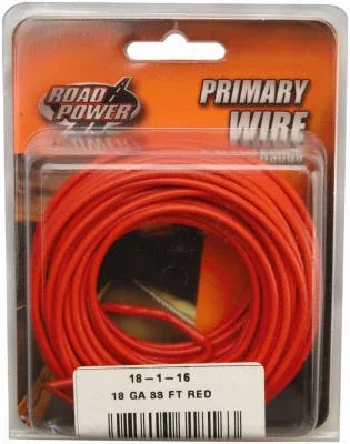 Primary Wire, Red, 18-ga., 33 Ft.