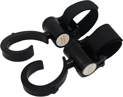 Princess Prince Stroller Hooks for Buggy Or Baby Carrier Or Bike Bicycle Or Car Headrest 1Pair