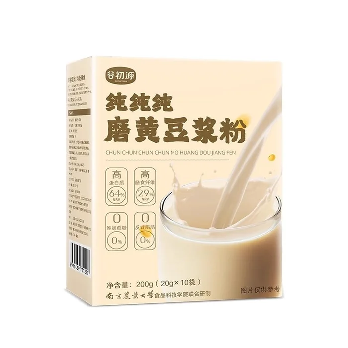 Pure pure ground yellow soy milk powder 200g per bag