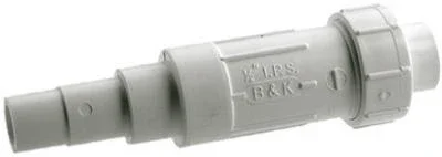 Pvc Solvent Weld Adjustable Repair Coupling, 1/2 In.