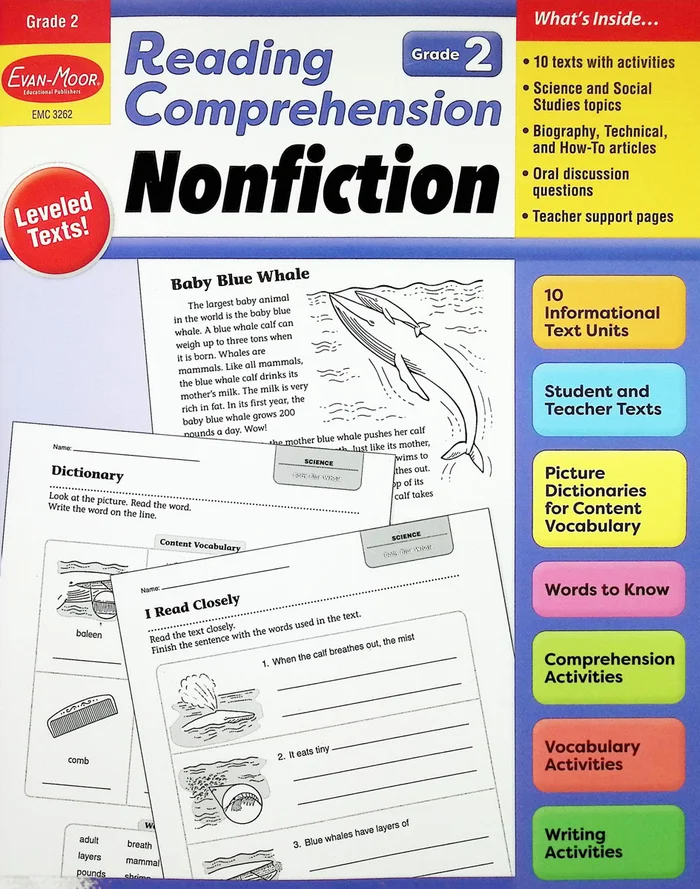 Reading Comprehension: Nonfiction, Grade 2