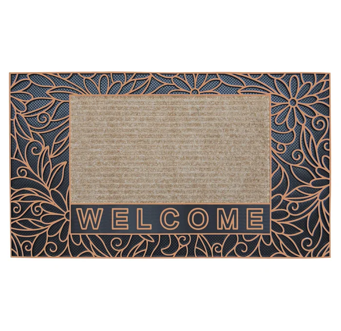 Rectangular Durable Rubber Indoor/Outdoor Mat