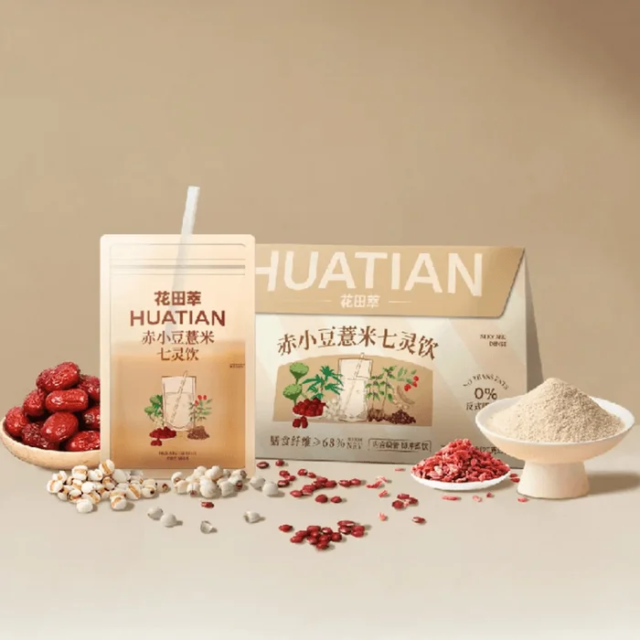 Red Bean Coix Seed Seven Spirit Drink 7 Packs 4.94 oz【0 Add Healthy Drinks】