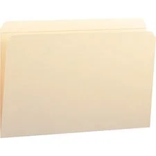 Reinforced Tab Manila File Folders, Straight Tabs, Legal Size, 0.75″ Expansion, 11-pt Manila, 100/box