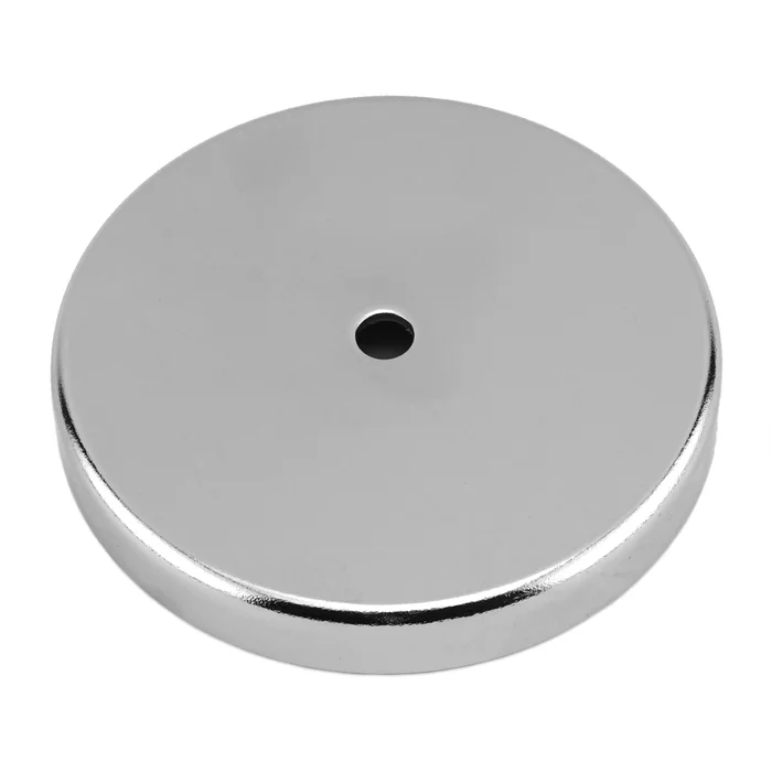 Round Base Magnet With 16 Pound Pull Strength For Heavy Duty Holding