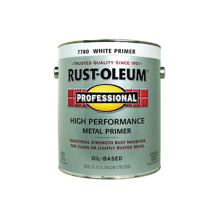 RUST-OLEUM 215969 Rusty Metal Primer, Flat, White, 1 gal