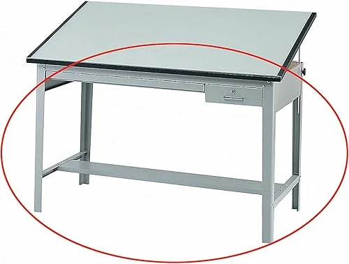 Safco Products 3962GR Precision Drafting Table Base for Use with 3952, 3953 Table Top, Sold Separately, Gray