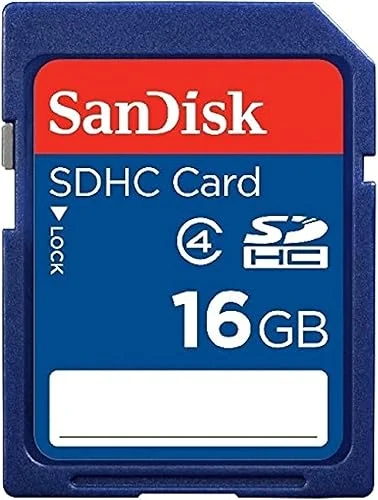 SanDisk 16GB Class 4 SDHC Flash Memory Card – 2 Pack SDSDB2L-016G-B35 Retail Package