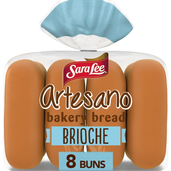 Sara Lee Artesano, 8 count, Brioche Hot Dog Buns