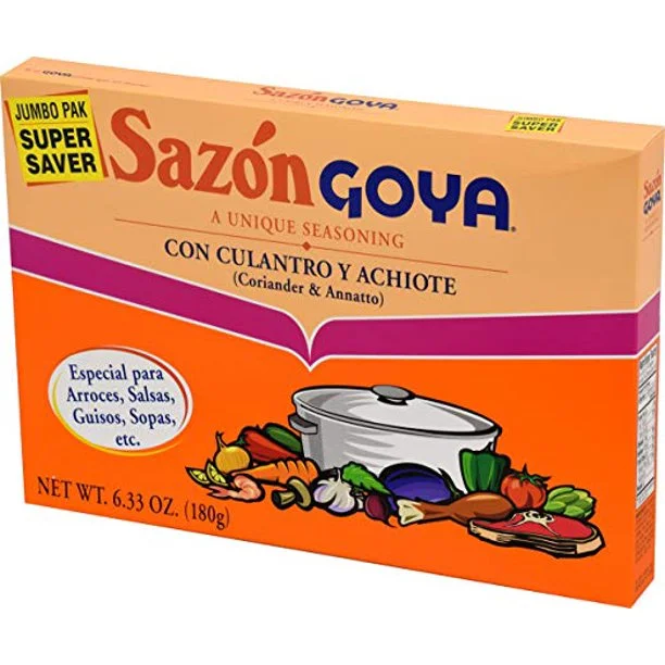 Sazon Goya With Coriander & Anatto Jumbo Size , 36 ct