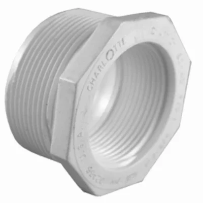 Schedule 40 Pvc Reducing Bushing, 2 X 1-1/4 In., Male X Female