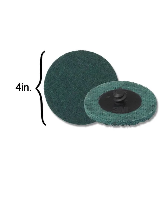 Scotch-Brite Disk 4” ROLOC Very Fine Blue (10 Pack)
