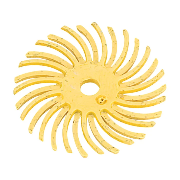 Scotch-Brite™ Radial Bristle Disc 1” Yellow 80Grit (24 Pack)