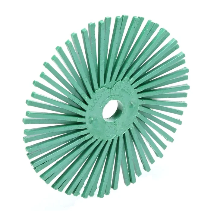 Scotch-Brite™ Radial Bristle Disc 3” Green 50Grit (5 Pack)