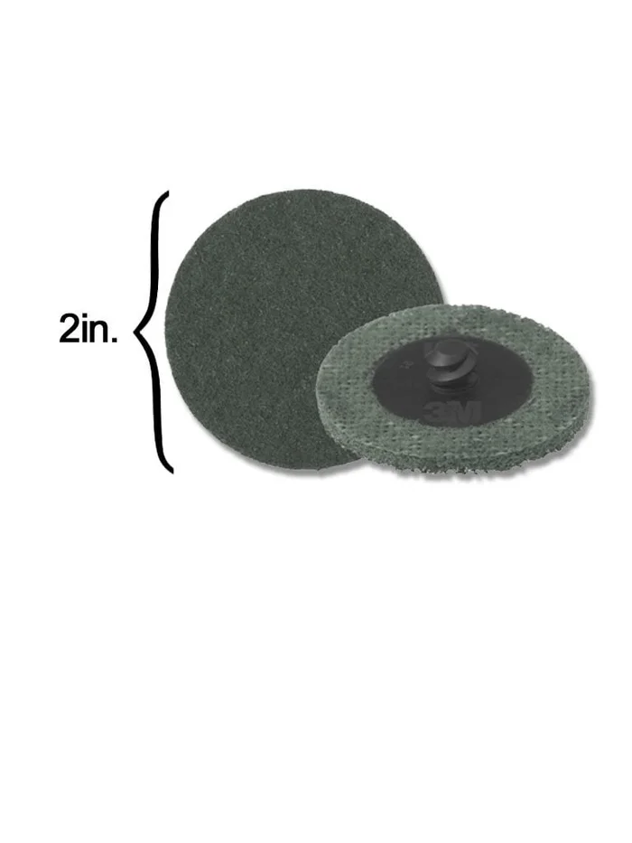 Scotch-Brite™ Roloc™ Surface Conditioning Disc 2” TR Super Fine Grey (10 Pack)