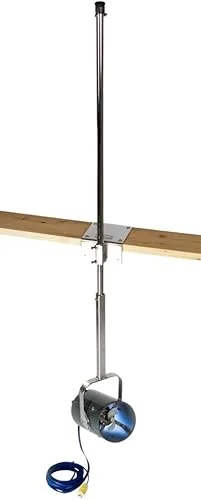 Scott Aerator DeIcer for Lakes & Ponds | 1/2 Horse Power 115V Stainless Steel & Oil Free Motor with 5 Years Warranty | 50 ft. Electric Corded Cable Included with Dock Mount Assembly | Made in USA