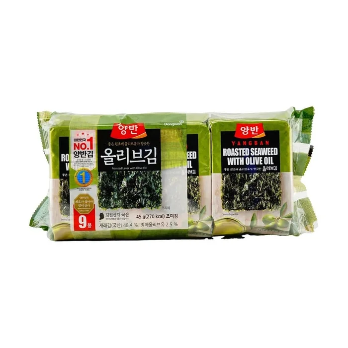 Seasoned Seaweed with Olive Oil 9pack 1.42 oz