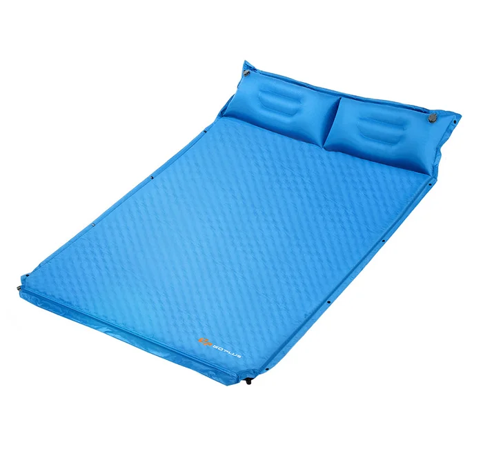 Self-Inflating Camping Mat with Pillows and Carrying Bag