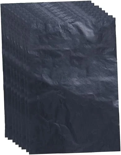 SEWACC 150pcs Graphite Carbon Carbon Transfer Paper Practical Carbon Paper for Arts Crafts Black