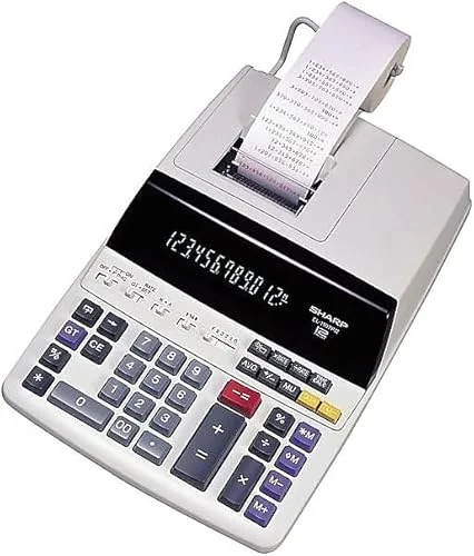 Sharp EL1197PIII Two-Color Printing Desktop Calculator