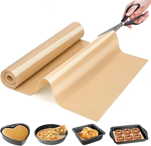 Silicone Baking Mat Roll – Best German Silicone – Heat Resistant Baking Macaron Bread Mat, Non-stick Pastry Mat, Reusable Dough Rolling Mat, Non Slip Countertop Protector Mat, Counter Mat, Oven Mat