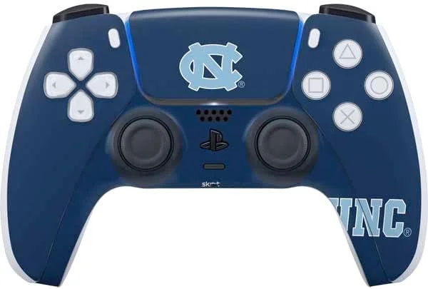 Skinit Decal Gaming Skin Compatible with PS5 Controller – Officially Licensed University of North Carolina UNC Logo Design