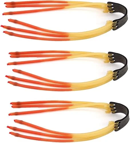 Slingshot Rubbers Band-High Velocity Catapult Anti-Slip Latex for Slingshot Outdoor Hunting （3 PCS）